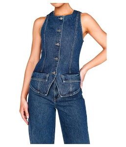 �E�~�[���A���[�� ���f�B�[�X �A�E�^�[ �R�[�g �x�X�g Show Me Your Mumu Midland Vest Top Deep Well Indigo �C���f�B�S