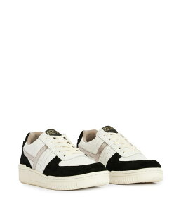 I[ZCc fB[X V[Y Xj[J[ XG[h AllSaints Vix Suede Sneakers White/Black zCg
