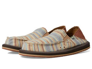 �T�k�[�N �����Y �V���[�Y �X���b�|���E���[�t�@�[ Sanuk Donny Blanket Tan Multi �^��