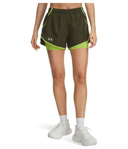 A_[A[}[ fB[X {gX n[tpcEV[c Under Armour Fly By 2-in-1 Shorts Expedition Green/Green Vibe/Reflective