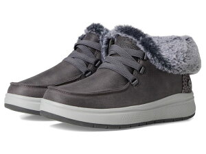 XPb`[Y fB[X V[Y Xj[J[ BOBS from SKECHERS Hands Free Slip-ins Skip Cute Wave - Fur Fancies Charcoal `R[