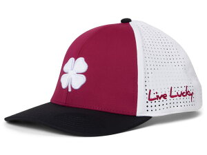 �u���b�N �N���[�o�[ �����Y �A�N�Z�T���[ �X�q Black Clover Texas A&m Benchmark Adjustable Snapback Hat Maroon/Black/White Laser Cut 3d Clover �z���C�g