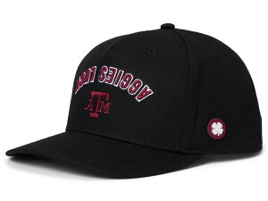 �u���b�N �N���[�o�[ �����Y �A�N�Z�T���[ �X�q Black Clover Texas A&m Game Day Adjustable Snapback Hat Black/Cotton Twill Maroon 3d Embroidery �u���b�N