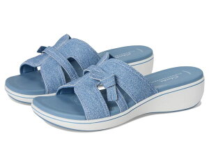 N[NX fB[X V[Y q[ Clarks Breeze Rae Mia Denim Blue Interest Synthetic fj