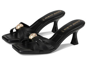 �A���N���C�� ���f�B�[�X �V���[�Y �T���_�� Anne Klein Jonelle Black Smooth �u���b�N
