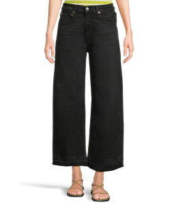 �y�C�W ���f�B�[�X �{�g���X �f�j���p���c �A���N�� Paige Arellia Ankle With Undone Finished Hem Void Black Void �u���b�N