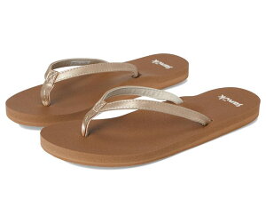 �T�k�[�N ���f�B�[�X �V���[�Y �T���_�� Sanuk Yoga Joy II Shimmer Champagne �V�����p��