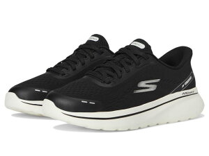 XPb`[Y fB[X V[Y Xj[J[ SKECHERS Performance Go Walk Arch Fit N-Joy Emory Hands Free Slip-Ins Black/White zCg