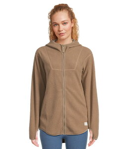 �N���t�g ���f�B�[�X �A�E�^�[ �p�[�J�[�E�X�E�F�b�g �t���[�X Craft Join Pile Fleece Fullzip Hood Taupe �g�[�v