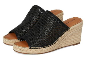 ���b�L�[�u�����h ���f�B�[�X �V���[�Y �q�[�� �T���_�� Lucky Brand Cabriah Woven Espadrille Wedge Sandal Black/Black �u���b�N