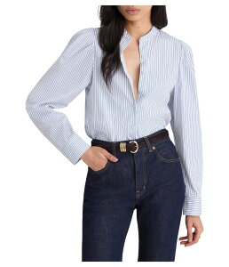 ���C�h�E�F�� ���f�B�[�X �g�b�v�X �V���c Madewell Paulina Top Hydrangea