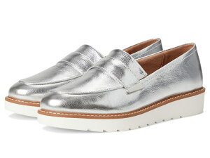 i`CU[ fB[X V[Y Xb|E[t@[ Naturalizer Adiline Silver Leather Vo[