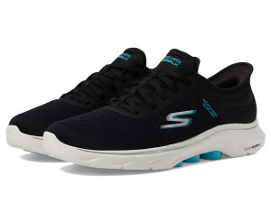 �X�P�b�`���[�Y ���f�B�[�X �V���[�Y �X�j�[�J�[ SKECHERS Performance Go Walk 7 Valin Hands Free Slip-Ins Black/Aqua �u���b�N