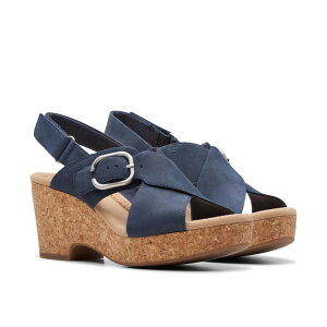 N[NX fB[X V[Y q[ Clarks Giselle Dove Navy Nubuck lCr[