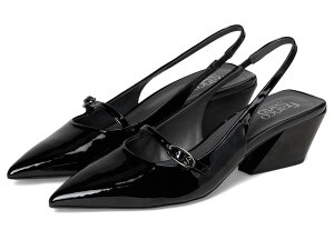 �t�����R�T���g ���f�B�[�X �V���[�Y �q�[�� Franco Sarto Galin Black Patent Faux �u���b�N
