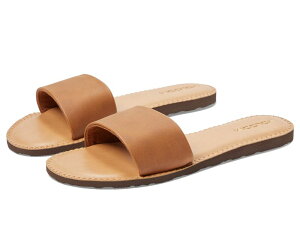 �{���R�� ���f�B�[�X �V���[�Y �T���_�� Volcom Simple Slide Sandals Tan 1 �^��