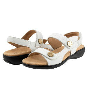 �g���b�^�[�Y ���f�B�[�X �V���[�Y �T���_�� Trotters Romi Stitch White �z���C�g