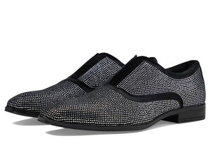 �X�e�C�V�[�A�_���X �����Y �V���[�Y �I�b�N�X�t�H�[�h Stacy Adamstarleigh Rhinestone Slip-On Black/Silver �u���b�N