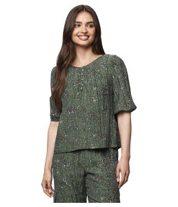 �X�v�����f�B�b�g ���f�B�[�X �g�b�v�X �V���c �t�����[�� �u���E�X �t�����[ Splendid Versailles Floral Blouse Vine Floral Print