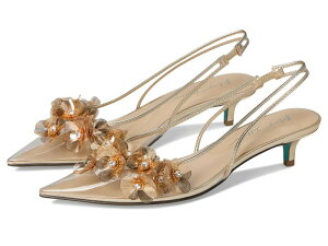 �u���[�o�C�x�g�V�[�W�����\�� ���f�B�[�X �V���[�Y �u�[�c�E���C���u�[�c Blue by Betsey Johnson Robin Gold �S�[���h