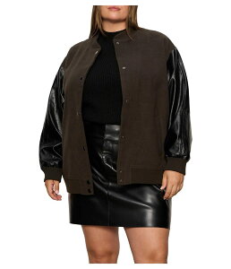 �T���N�`���A���[ ���f�B�[�X �A�E�^�[ �R�[�g �W���P�b�g Sanctuary Club Varsity Jacket Midnight Olive �I���[�u