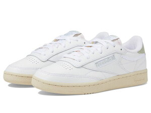 ���[�{�b�N ���f�B�[�X �V���[�Y �X�j�[�J�[ Reebok Lifestyle Women's Club C 85 White/Paper White/Vintage Green �z���C�g