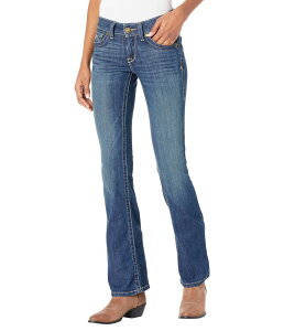 �A���A�g ���f�B�[�X �{�g���X �f�j���p���c �u�[�c�J�b�g �u�[�c �W�[���Y Ariat R.E.A.L. Mid-Rise Corinne Bootcut Jeans Pacific