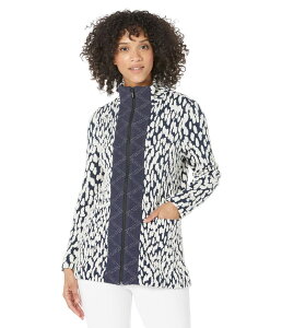 �j�b�N�v���X�]�[�C ���f�B�[�X �A�E�^�[ �R�[�g �W���P�b�g NIC+ZOE Sweet Spot Jacket Indigo Multi �C���f�B�S