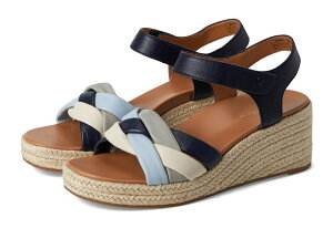oCIjbN fB[X V[Y q[ T_ VIONIC Saratoga Espadrille Sandals Navy Multi lCr[