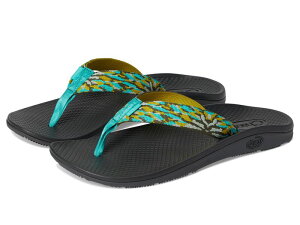 �`���R ���f�B�[�X �V���[�Y �T���_�� Chaco Classic Flip Flare Caribbean