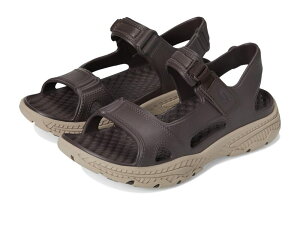 XPb`[Y Y V[Y T_ SKECHERS Foamies Creston Ultra Quarter Strap Chocolate `R[g
