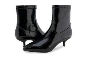 �G�A���\�[���Y ���f�B�[�X �V���[�Y �u�[�c�E���C���u�[�c Aerosoles Lasko Black Patent Crinkled Faux Leather �u���b�N