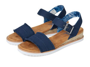 �X�P�b�`���[�Y ���f�B�[�X �V���[�Y �q�[�� BOBS from SKECHERS Desert Kiss - Adobe Princess Navy �l�C�r�[