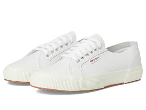 �X�y���K �����Y �V���[�Y �X�j�[�J�[ Superga 2750 Unlined Nappa Optical White/Silver/Favorio �z���C�g