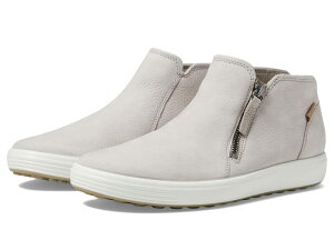 �G�R�[ ���f�B�[�X �V���[�Y �X�j�[�J�[ �u�[�c ECCO Soft 7 Low Cut Zip Bootie Grey Rose �O���[