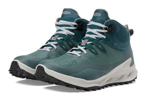 L[ fB[X V[Y u[cECu[c KEEN Zionic Mid Height Waterproof All Terrain Dark Forest/Sea Moss tHXg