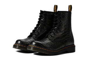 hN^[}[` fB[X V[Y u[cECu[c Dr. Martens 1460 Gunmetal Wild Croc Emboss K^
