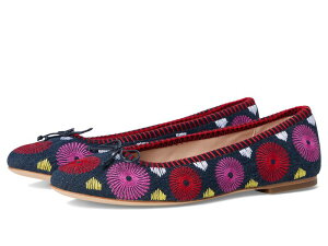 WbNW[X fB[X V[Y T_ fj Jack Rogers Bettie Flower Ballet - Denim Blue Multi u[