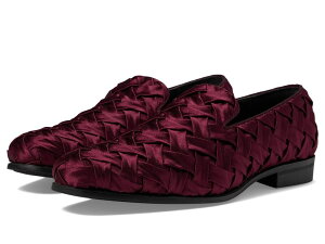�X�e�C�V�[�A�_���X �����Y �V���[�Y �X���b�|���E���[�t�@�[ �T�e�� Stacy Adamsavoir Satin Slip-On Burgundy �o�[�K���f�B