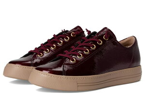 �|�[���E�O���[�� ���f�B�[�X �V���[�Y �X�j�[�J�[ Paul Green Hadley Sneakers Wine Soft Patent ���C��