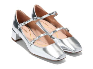 �R�[���n�[�� ���f�B�[�X �V���[�Y �q�[�� Cole Haan Paxton Maryjane Pump Silver Specchio �V���o�[