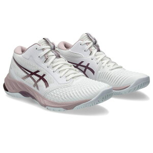 AVbNX fB[X V[Y Xj[J[ ASICS Women's Netburner Ballistic FF MT 3 Volleyball Shoe White/Watershed Rose zCg