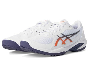 AVbNX Y V[Y Xj[J[ ASICS Men'solution Swift FF 2 Tennishoe White/Nova Orange zCg