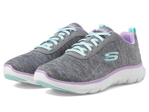 �X�P�b�`���[�Y ���f�B�[�X �V���[�Y �X�j�[�J�[ SKECHERS Flex Appeal 5.0 - Modern Times Grey Multi �O���[