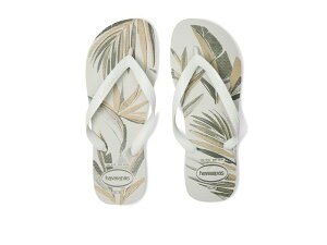 nCAiX Y V[Y T_ Havaianas Top Aloha Sandal White/White/Green Olive zCg