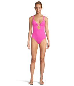 �x�b�J ���f�B�[�X ���� �㉺�Z�b�g BECCA Marble Canyon Ariyah Ring One Piece Azalea