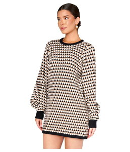 �E�~�[���A���[�� ���f�B�[�X �g�b�v�X �����s�[�X �Z�[�^�[ Show Me Your Mumu Marion Sweater Dress Black �u���b�N