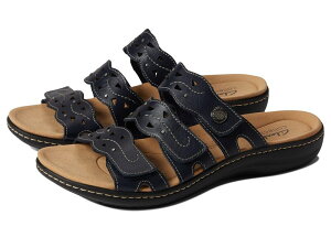 N[NX fB[X V[Y T_ Clarks Laurieann Echo Navy Leather lCr[