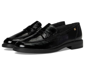 �|�[���E�O���[�� ���f�B�[�X �V���[�Y �X���b�|���E���[�t�@�[ Paul Green Caroline Loafers Black Glossy Leather �u���b�N
