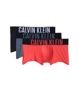�J���o�� �N���C�� �A���_�[�E�F�A �����Y �{�N�T�[�p���c ���[���C�Y Calvin Klein Underwear Intense Power 3-Pack Low Rise Trunk Black/Turbulence/Vermillion Brown �u���b�N